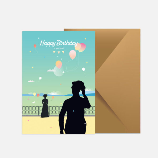 Quai Osterwald carte d'anniversaire