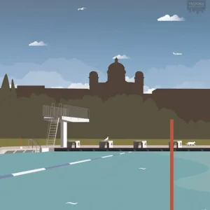 Artwork Bern Marzilibad