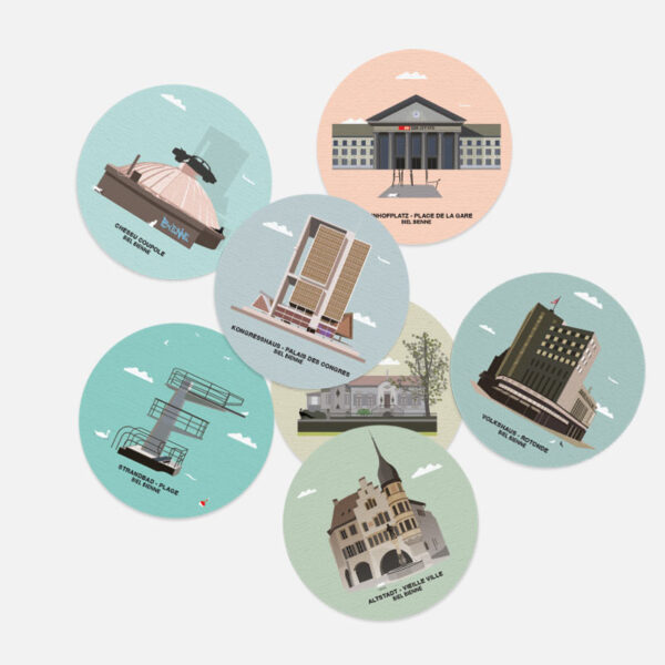 Sous-Verres de Biel Bienne