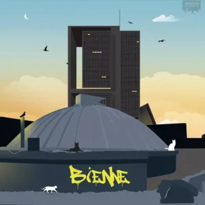 Chessu with the Kongresshaus - Palais des Congrès with the coupole