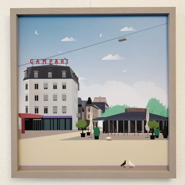 art-print-campari-biel-bienne Campari Place Centrale Biel Bienne