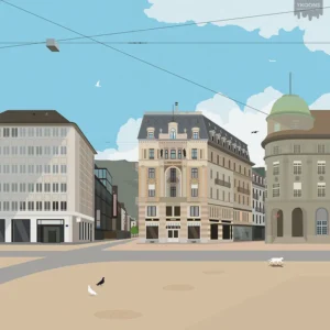 Zentralplatz Biel Bienne