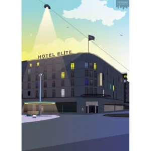 Place Guisan Platz by Night